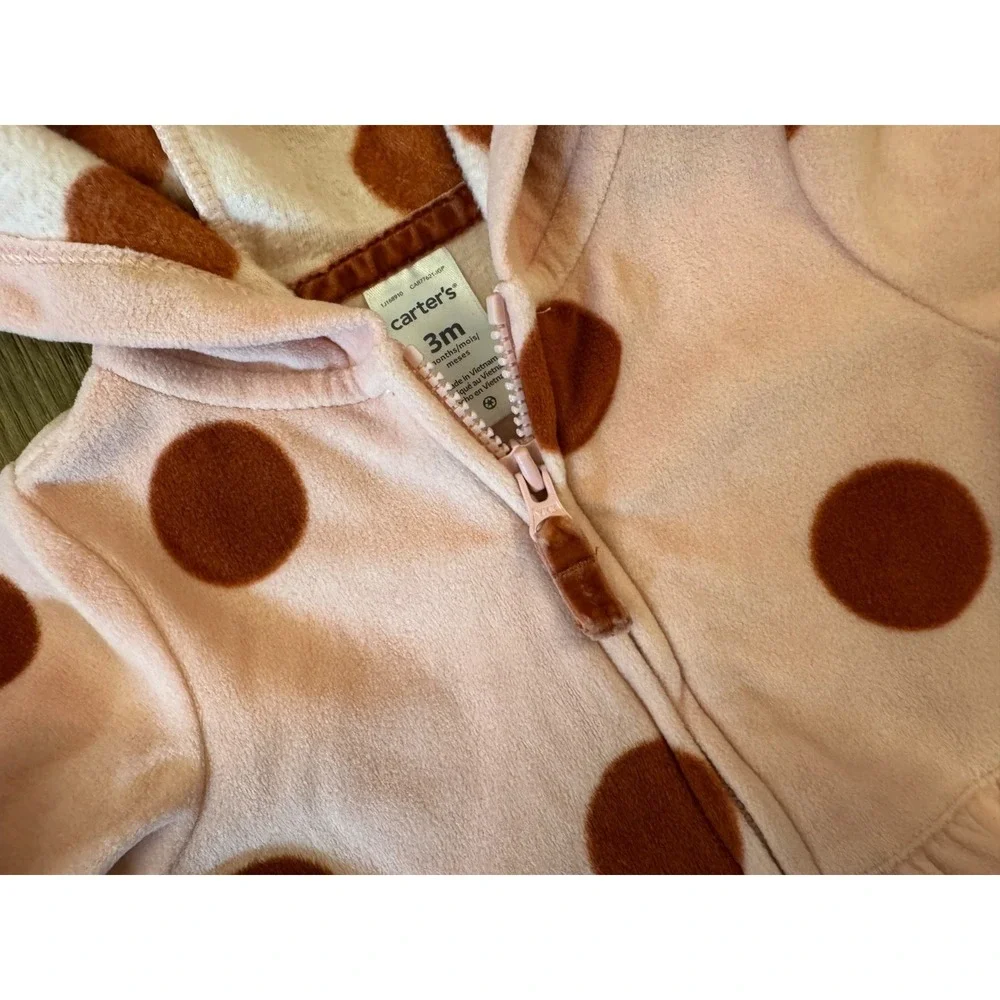 Carters Baby Girl Outfits 3 Months Leggings Jeans Long Sleeved Shirts Zip Jacket